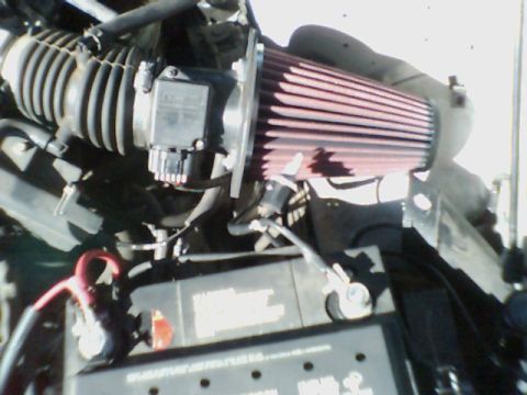 1998 Ford Taurus - Here's my K&N Mustang filter i put in, this thing really brings out the engines real sound. It's Amazing, not to shaby for about 45 bucks