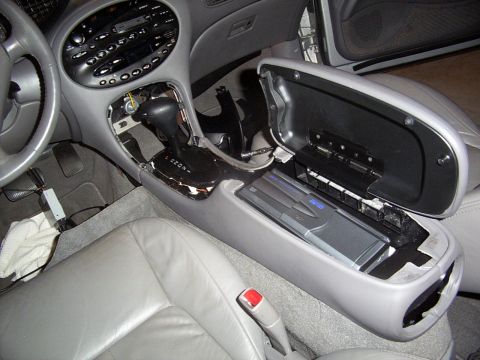 1998 Ford Taurus - another view... if you look at the left hand side under the pedals, you will see the RF Modulator.
