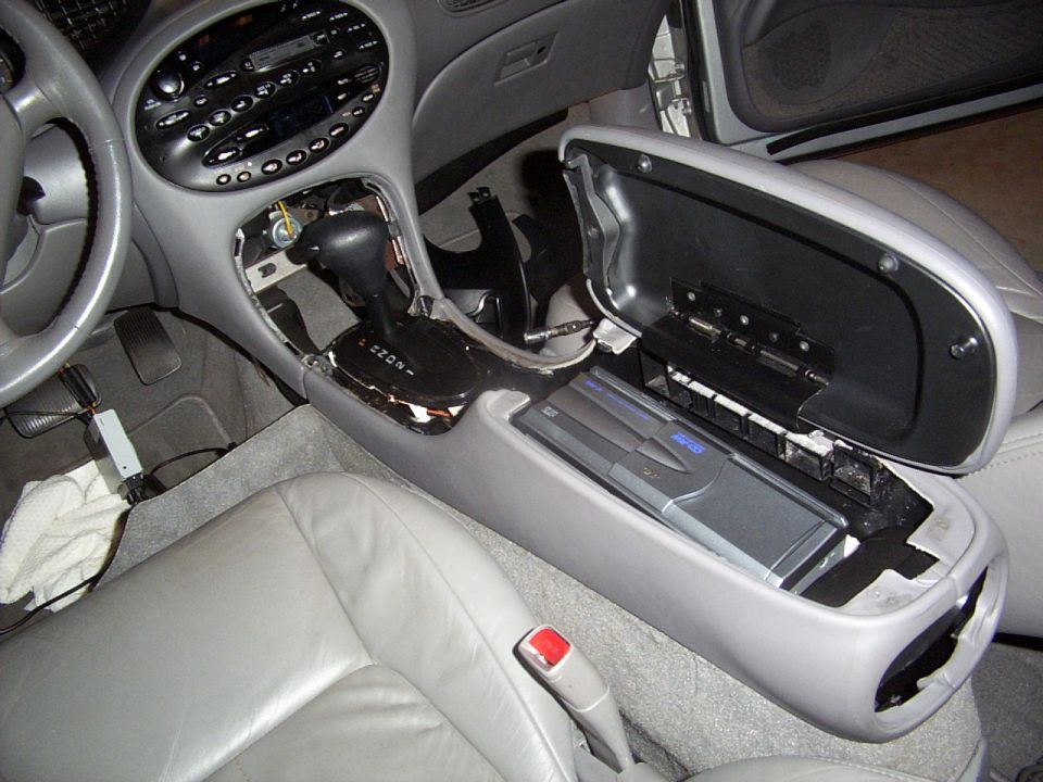 another view...  if you look at the left hand side under the pedals, you will see the RF Modulator.