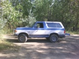 1989 Ford Bronco - By the river.