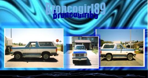 1989 Ford Bronco - First sign.