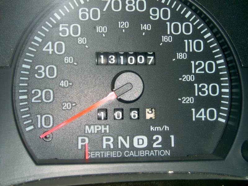 Odometer shows 131,007 miles and 106 trip miles. P R N D 2 1 gear selector visible