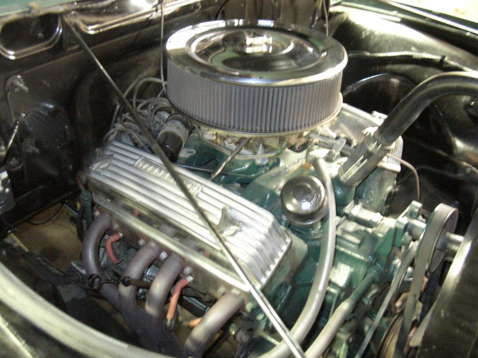 Engine sat for over 15 years, the fluids were changed, shot some oil in the cylinders and it fired up.  We have added Red's headers and a holley 4-barrel, other than that it is a stock 239 Y-Block