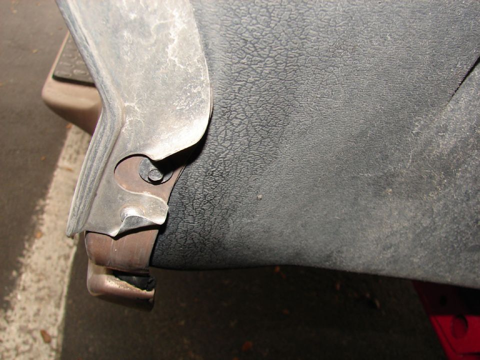 some damage from my tires