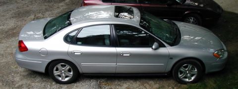 2000 Ford Taurus - From Above. Took the shot from my deck.