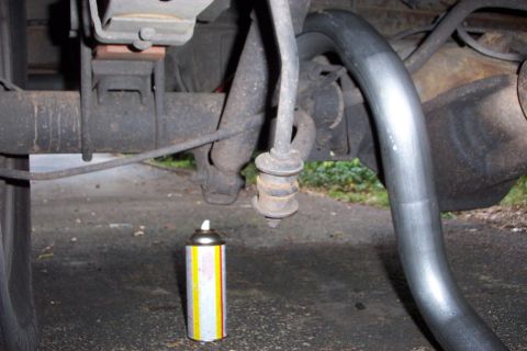 1995 Ford Bronco - Tailpipe over rear axle