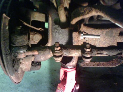1989 Ford Bronco - I got the replacement bolt at AZ for a couple of bucks and it wasnt the rite size so I had to machine it down to fit the new shock. a grade…