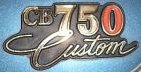 1989 Ford Bronco - This is a badge for a CB750 Custom.