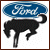 1989 Ford Bronco - This is the Ford Bronco emblem, the Ford logo and a horse silhouette.