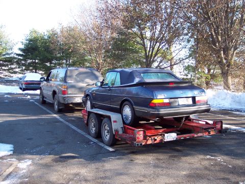 2002 Chevrolet Suburban - picking up the new saab in philadelphia