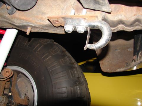 1996 Ford Bronco - DO NOT MOUNT THEM HERE. IT WILL BEND. CHECK PICKS BELOW