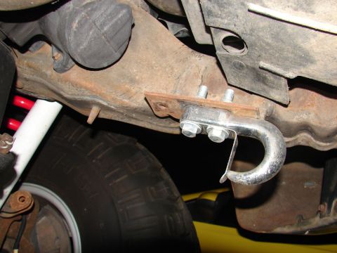 1996 Ford Bronco - DO NOT MOUNT THEM HERE. IT WILL BEND. CHECK PICKS BELOW