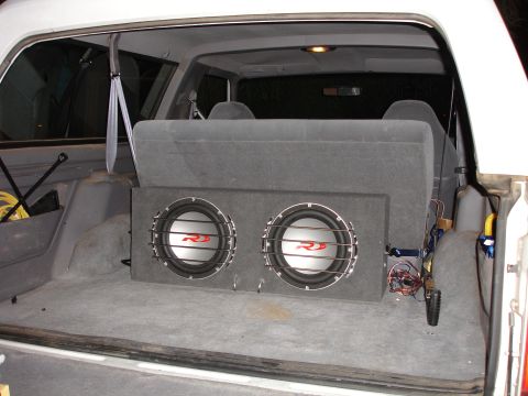 1996 Ford Bronco - my sub box