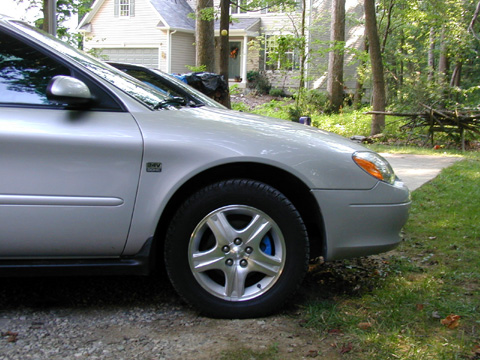 2000 Ford Taurus - "Ford Blue" front brakes