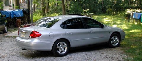 2000 Ford Taurus - Passanger Side shot w/ new Tint (35% all around)