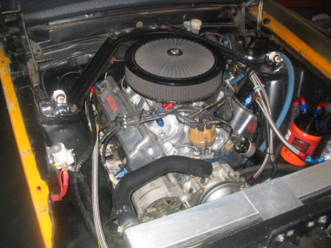 1970 Ford Mustang - Holman-Moody high rise dual plane installed Aug '06