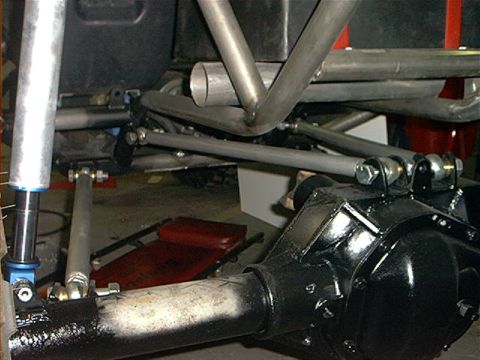 1978 Ford Bronco - Custom suspension and differential components are visible in this close-up view.