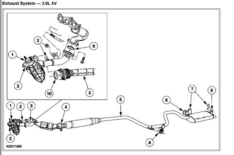 2000 Ford Taurus - Taurus 2000 Stock Exhaust