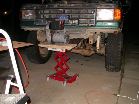 1990 Ford Bronco - Mocking up a mounting location