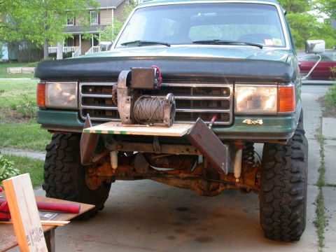 1990 Ford Bronco - More mocking up