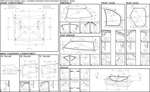 1994 Ford Crown Victoria - 1994 Crown Vic Body Specs