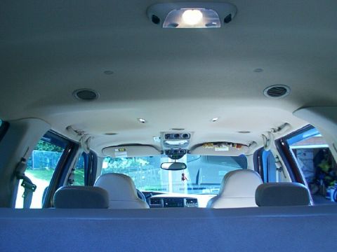 2001 Ford Excursion - The interior is waiting on that Audiovox dual screen surround system!