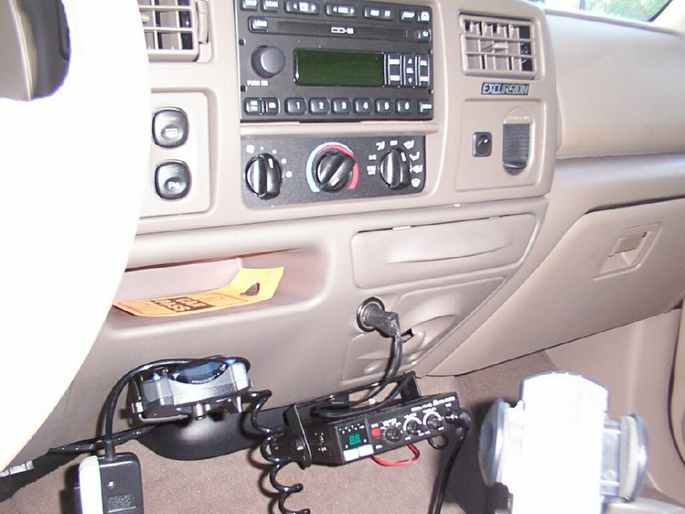 Replaced the cheap switch for the Entertainment system, also shown is the Tekonsha, and a CB for those long hauls with the trailer.