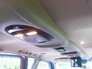 2001 Ford Excursion - Another photo of the system and yes I was playing Bullitt to enjoy the surround sound effect. By the way this system has Wireless headphone…