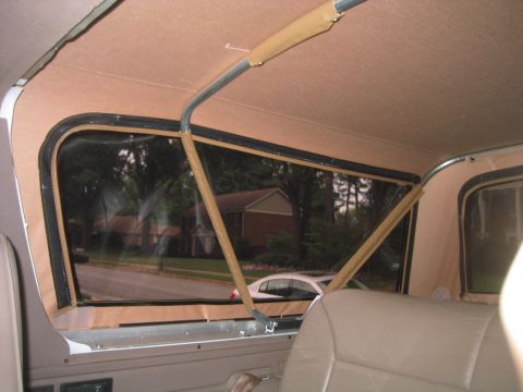 1996 Ford Bronco - no wind noise at all, almost as quiet as with the hardtop on