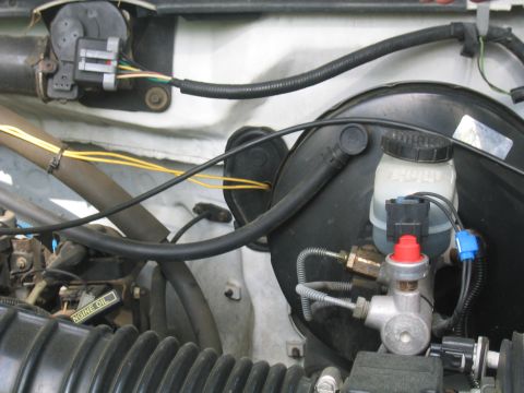 1996 Ford Bronco - unhook the hose from your brake booster line