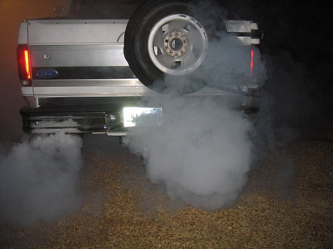 1996 Ford Bronco - watch it begin to smoke...