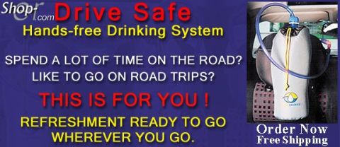 1979 Ford Bronco - This advertisement promotes a hands-free drinking system for use on the road.