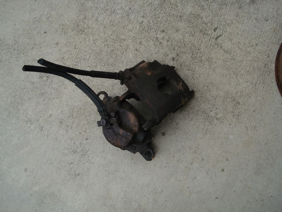 Calipers off a k5 blazer for core on new calipers.