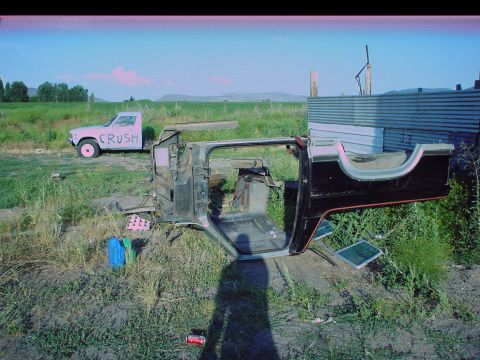 1984 Ford Bronco - The body moved outside.