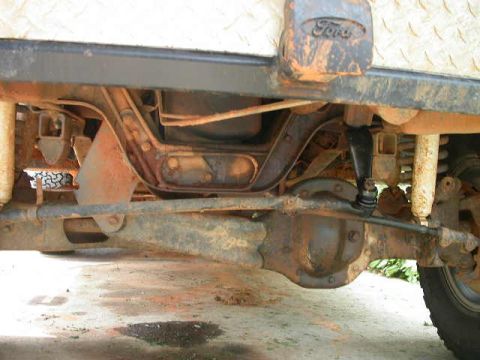 1990 Ford Bronco - Steering has an interesting bow to it.