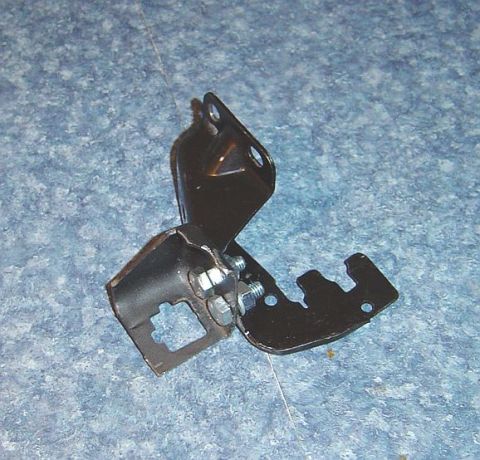 1986 Ford Bronco - Throttle bracket part shown with hardware.