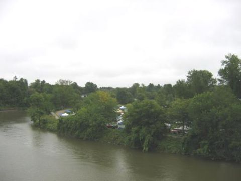 1971 Ford Ranchero - Looking across the river, to the left, from the Frankenmuth Brewery.....