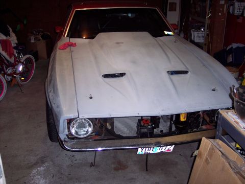1971 Ford Mustang - New fiberglass front end pieces test fit