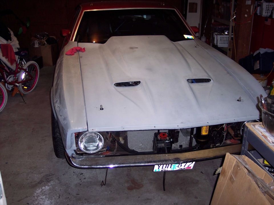 New fiberglass front end pieces test fit