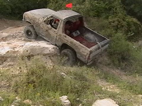 1988 Ford Bronco - Ouch to my door......