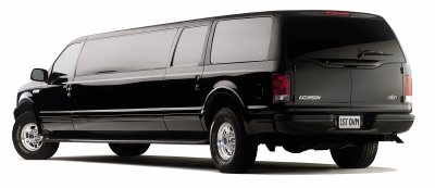 Ford Excursion XLT limousine rear.