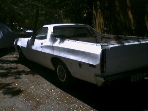 1972 Ford Ranchero - 1972 Ranchero GT during paint prep