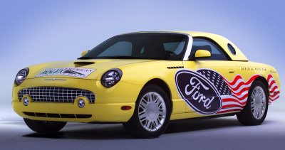 2002 Ford Thunderbird - This 2002 Ford Thunderbird paced the Rolex 24 Hours of Daytona at Daytona International Speedway, February 2-3, 2002.
