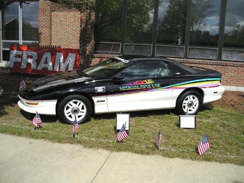 1994 Pontiac Trans Am - This black and white Pontiac Firebird Trans Am is decorated as the official pace car for an event.