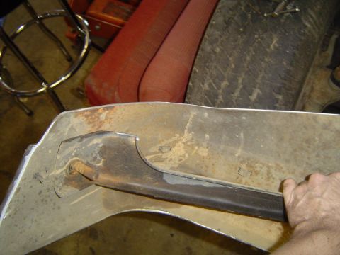 1989 Ford Bronco - Cut the stiffners inside too