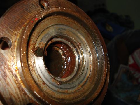 1996 Ford Bronco - Spindle bearing I beat up trying to take it off.