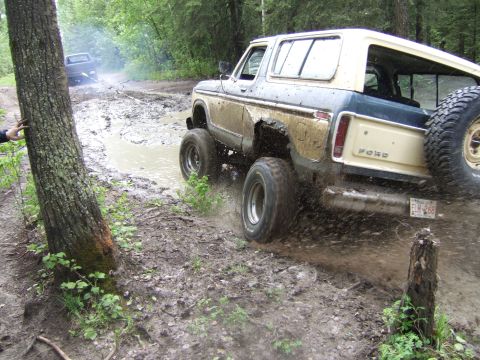1989 Ford Bronco - Love this picture, 460 at work