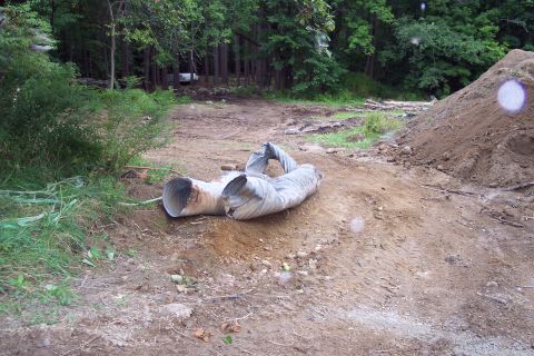 2001 Ford Crown Victoria - Scott and the pipe came to an understanding...unfortunetly, the pipe understood less than Scott.