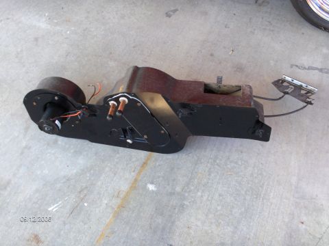 1966 Ford Fairlane - Now you can see it's part metal and part fiberous plastic. I replaced the original heater blower motor and the leaky heater core. Scrubbed…