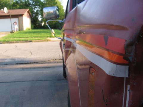 1984 Ford Bronco II - Another angle of the fender